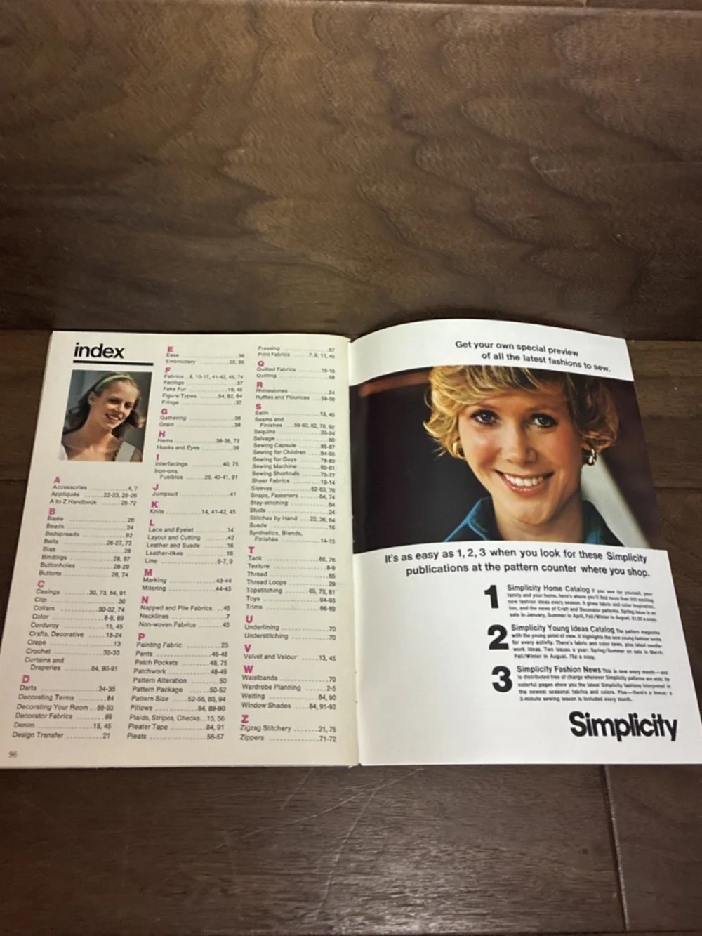 Vintage Simplicity Sewing Let Yourself Sew How to for TEENS Illustrated 1974